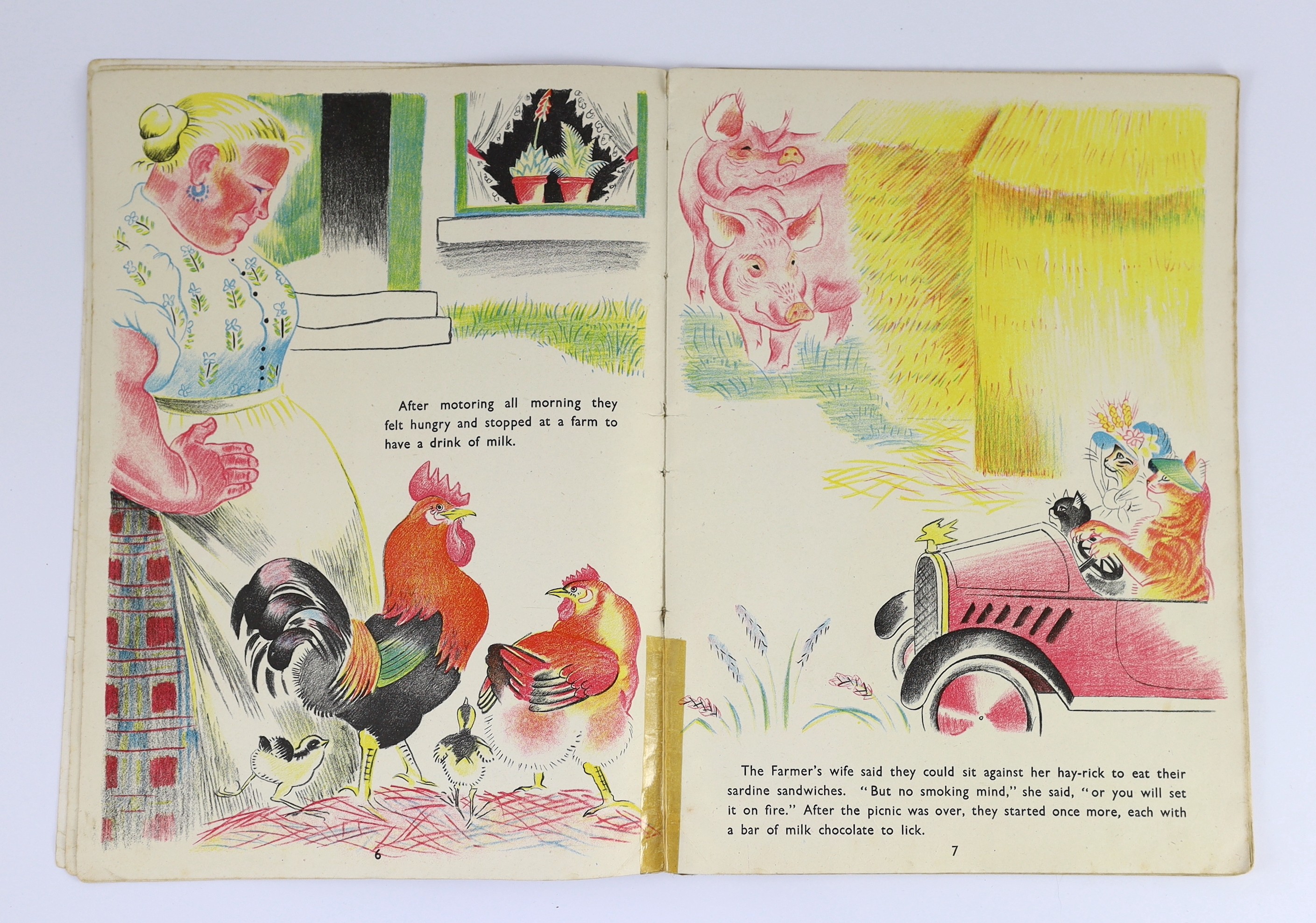Hale, Kathleen - Orlando ... Buys a Farm. First edition, Country Life & NY., Transatlantic Arts, 1942; (Same Author) - Orlando ... A Camping Holiday. Country Life & NY., Charles Scribner's Sons